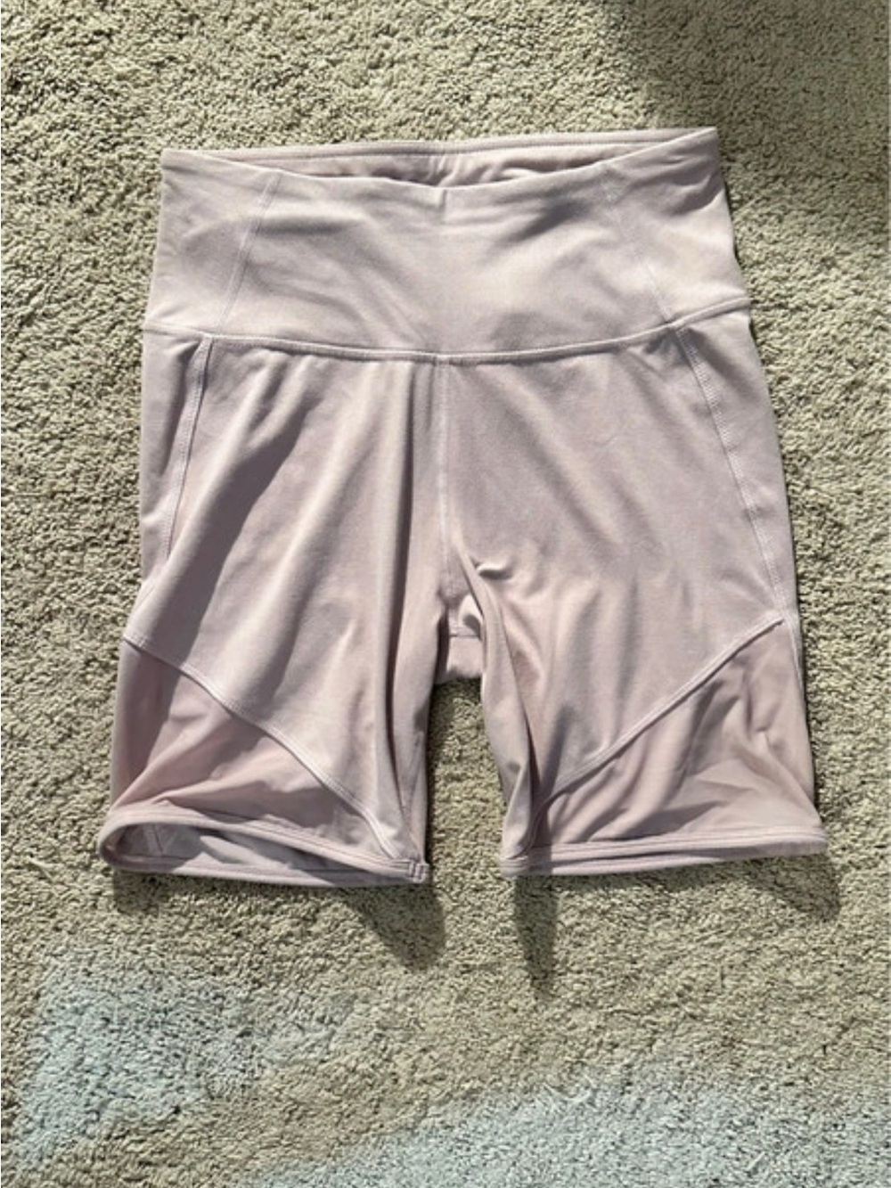 C&C California Mauve High-Rise Bike Shorts